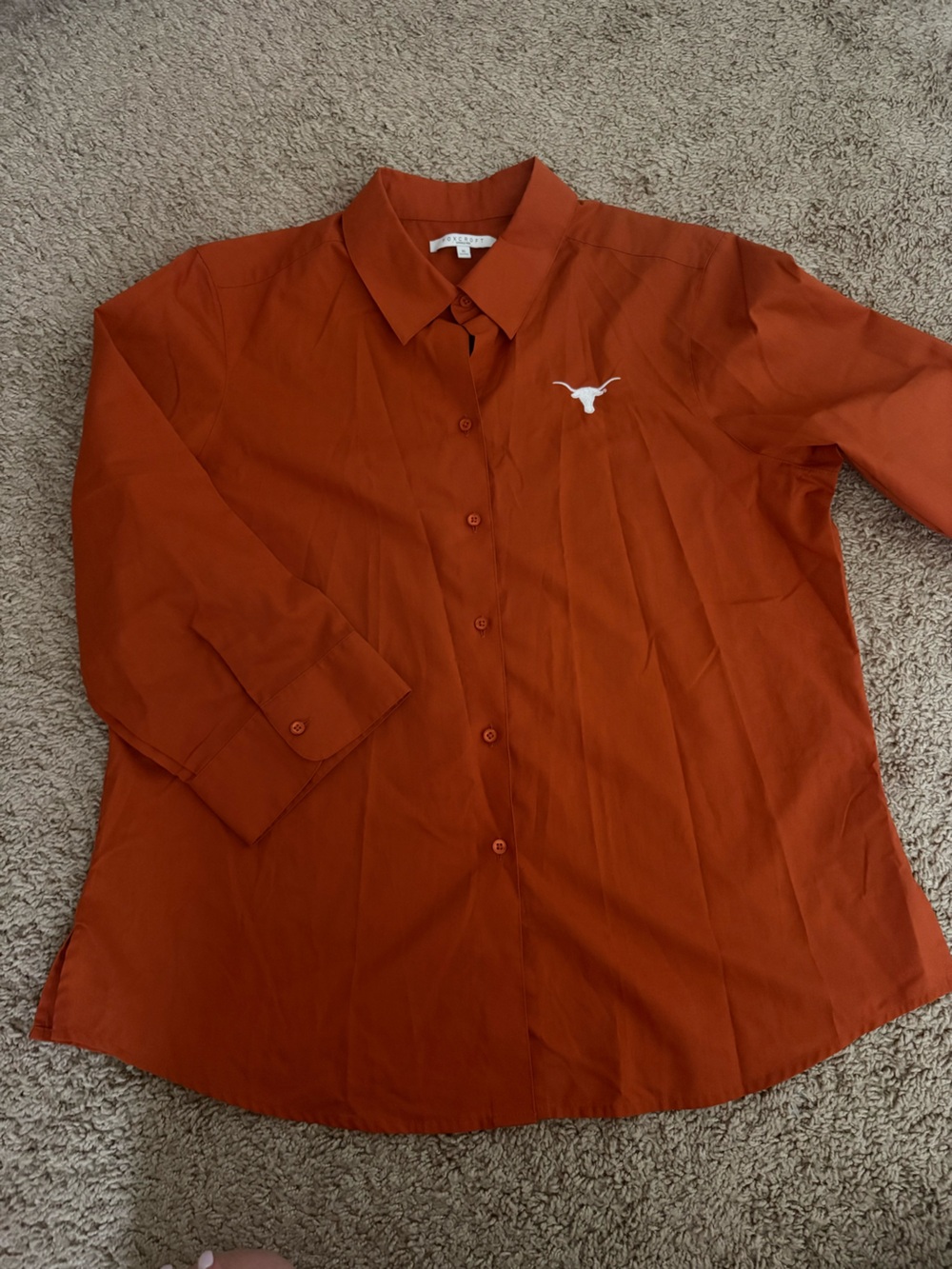 Texas long horns button up foxcroft